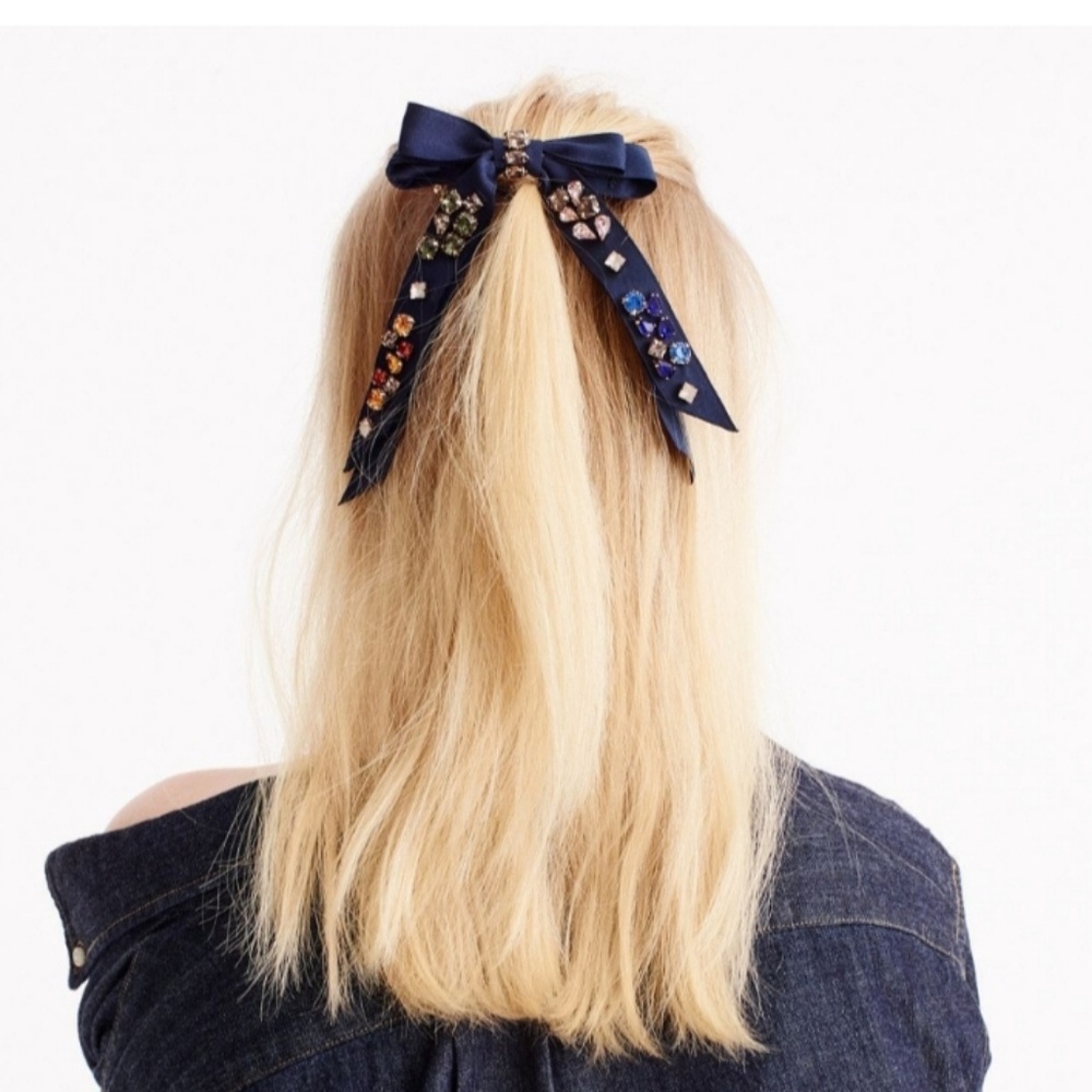 J. Crew rhinestone embellished barrette